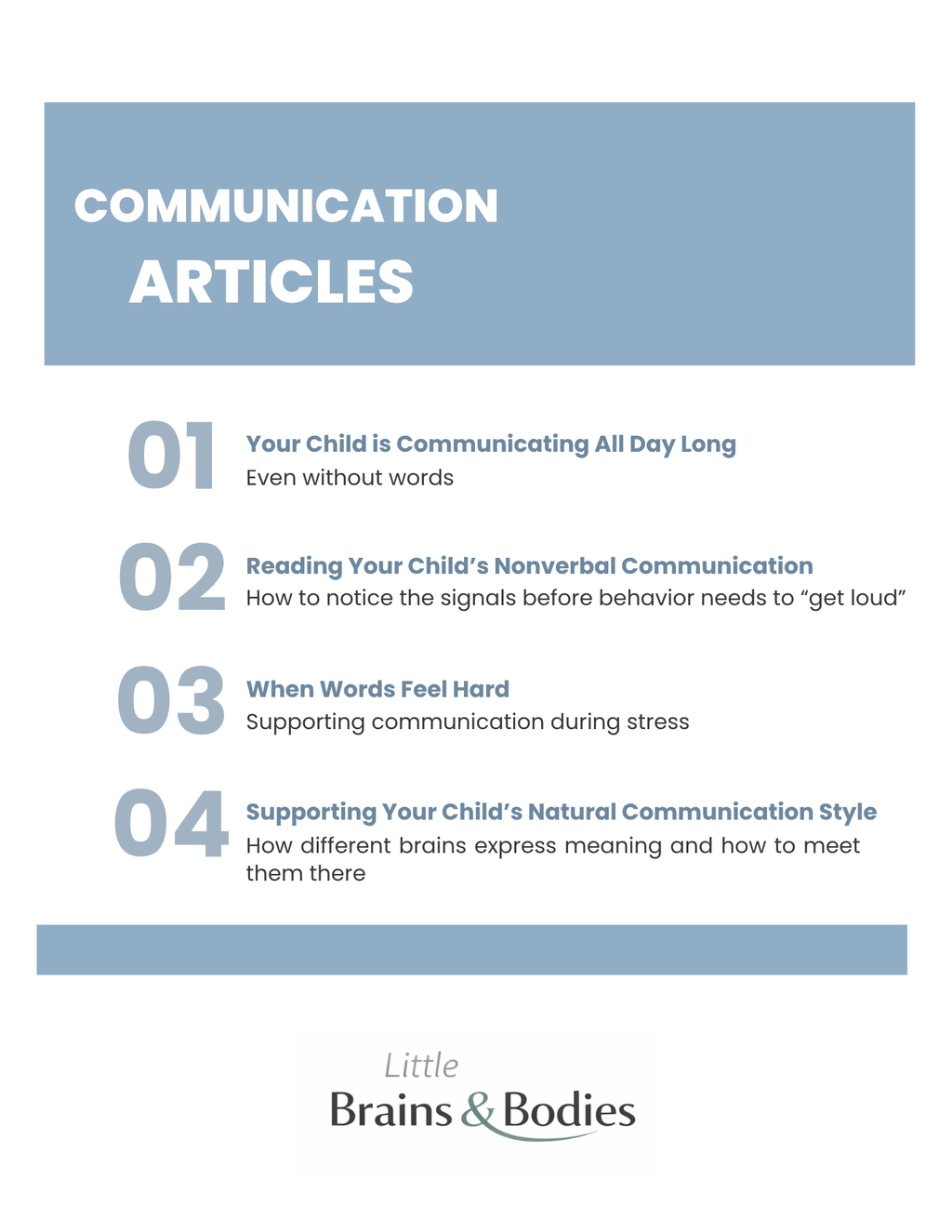 Communication - Five Domains Deep Dive