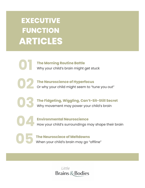 Executive Function - Five Domains Deep Dive